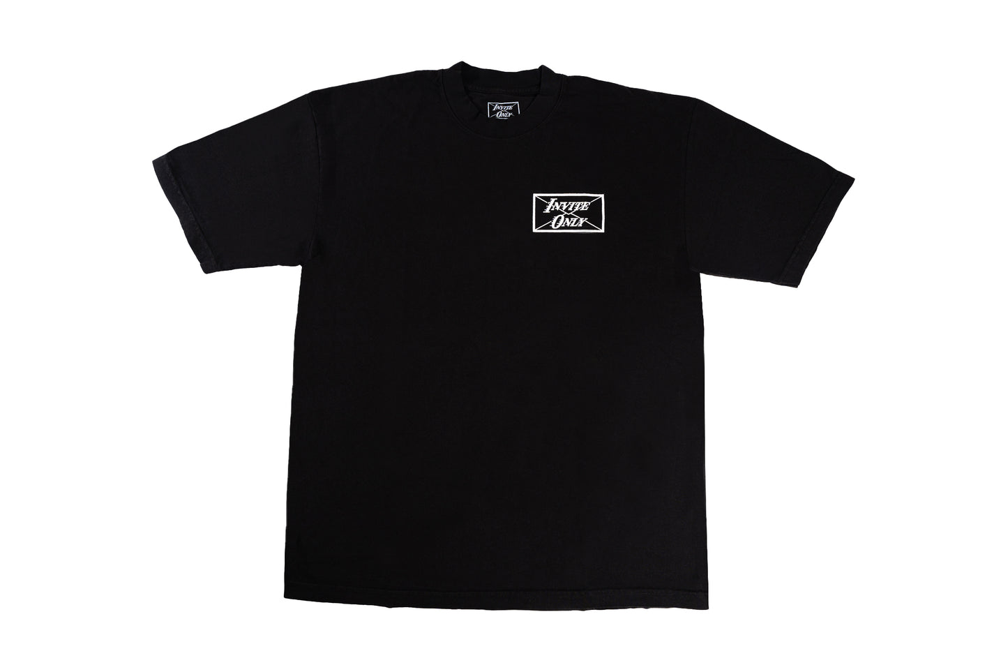 INVITE ONLY BLACK LOGO TEE