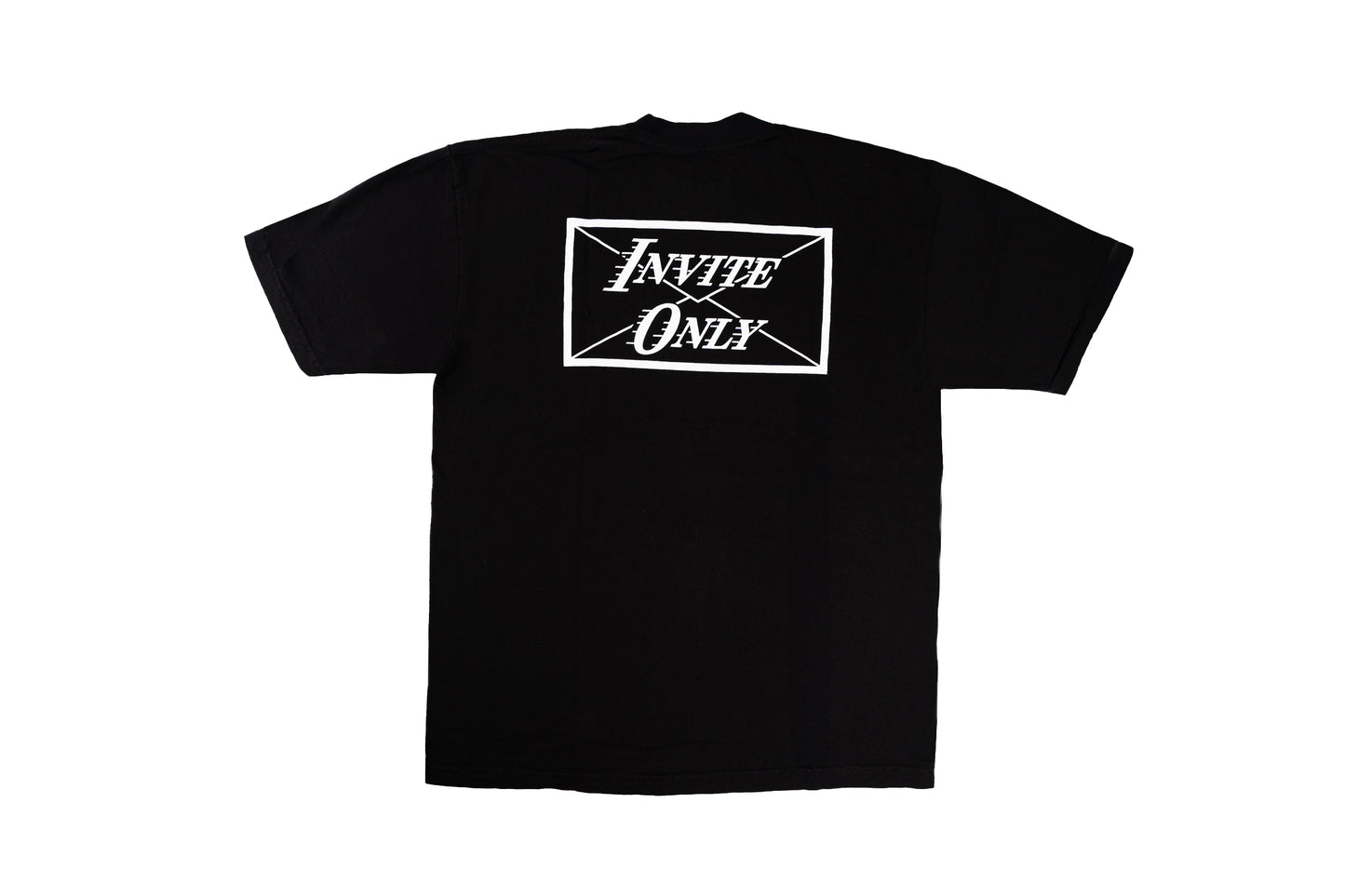 INVITE ONLY BLACK LOGO TEE