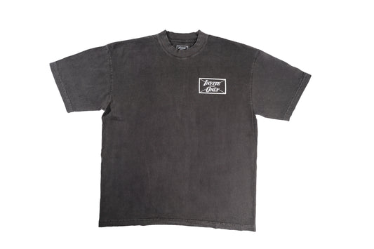 INVITE ONLY VINTAGE GREY LOGO TEE
